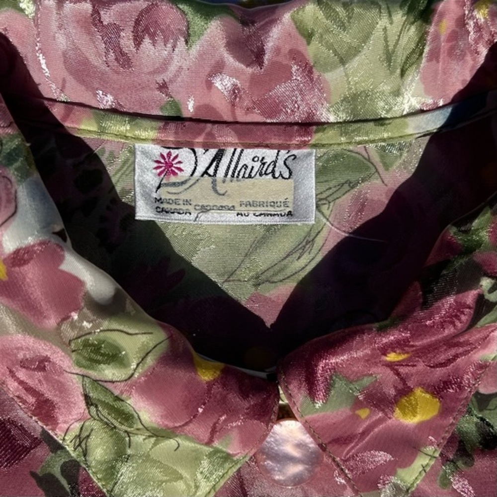 Vintage Floral Button Down